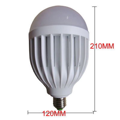 【24W LED5730貼片 48燈 塑料球泡燈 恒流 ac95-265v】價格,廠家,圖片,LED球泡燈,崇左市晶光輝照明-